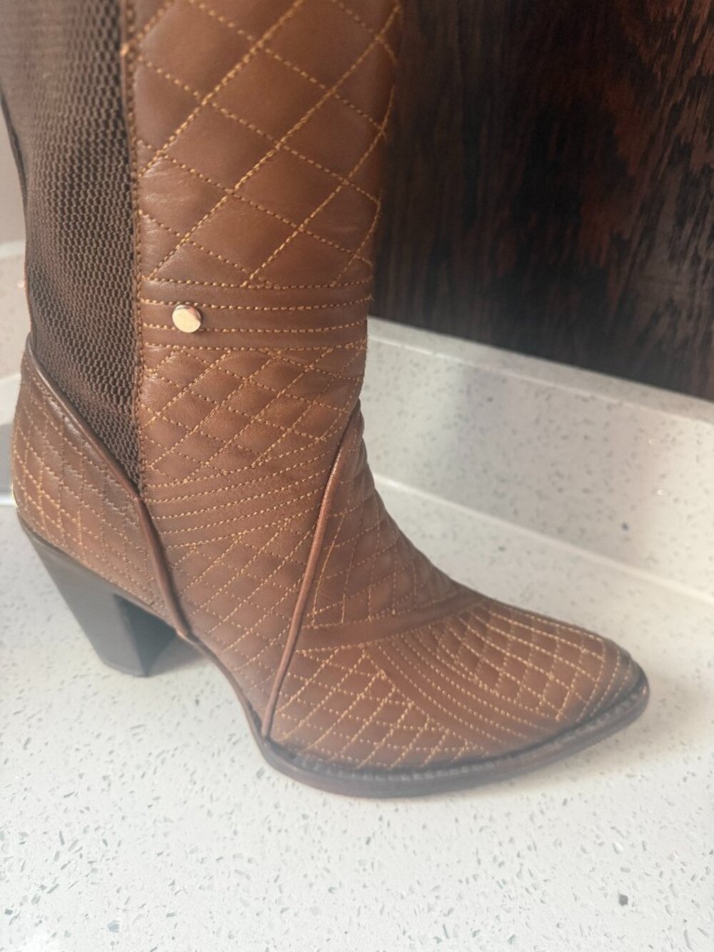 CUADRA BROWN TALL BOOTS SIZE 9